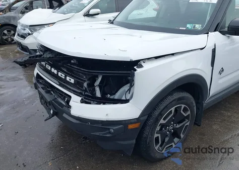 2023 Ford Bronco Sport Outer Banks z USA, uszkodzony, nr VIN 3FMCR9C60PRE20631